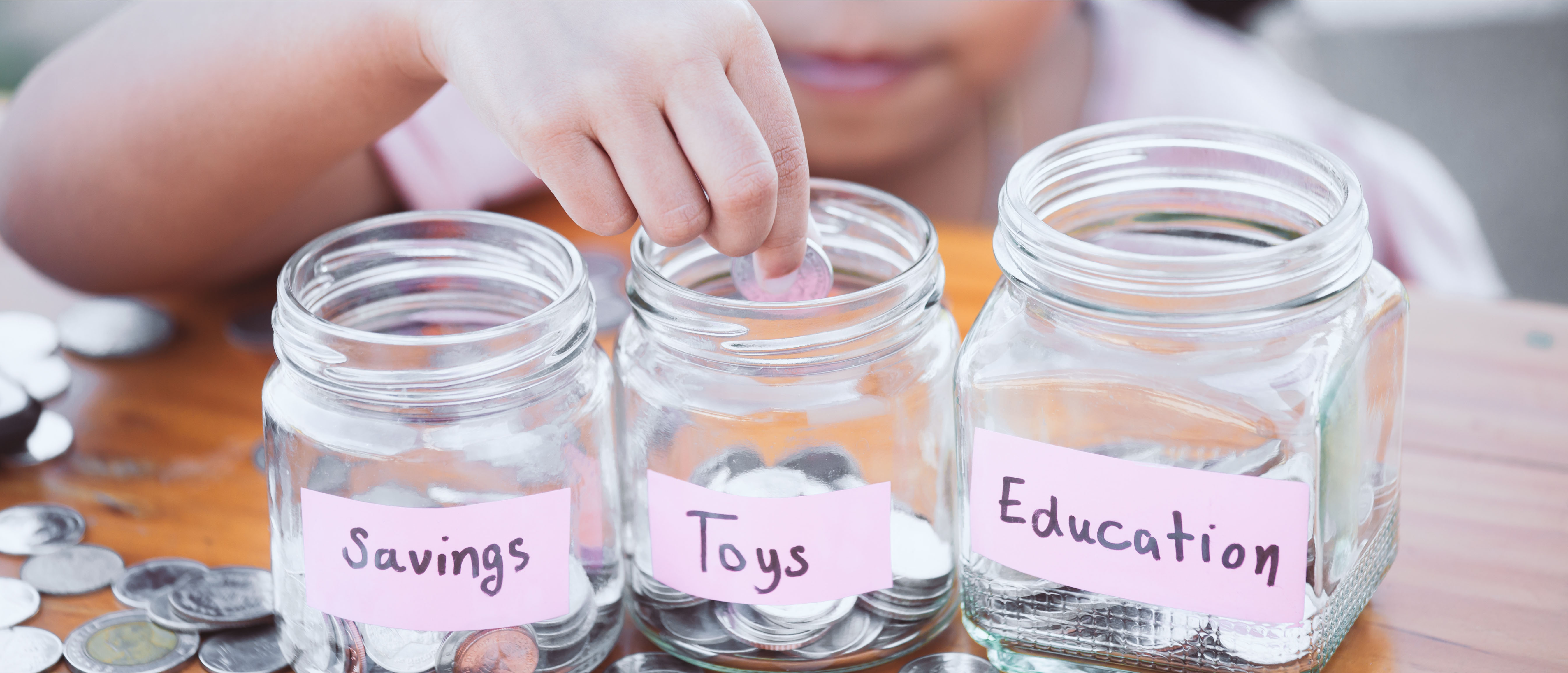 3 Jar Allowance For Kids